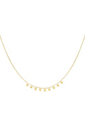 Minimalistische ketting met fijne muntjes
