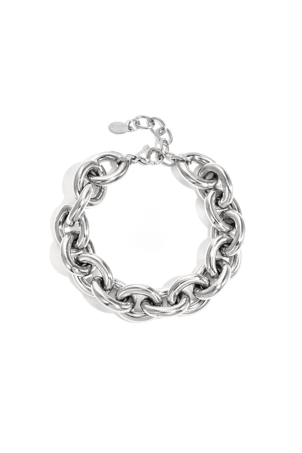 Armband met massieve schakels