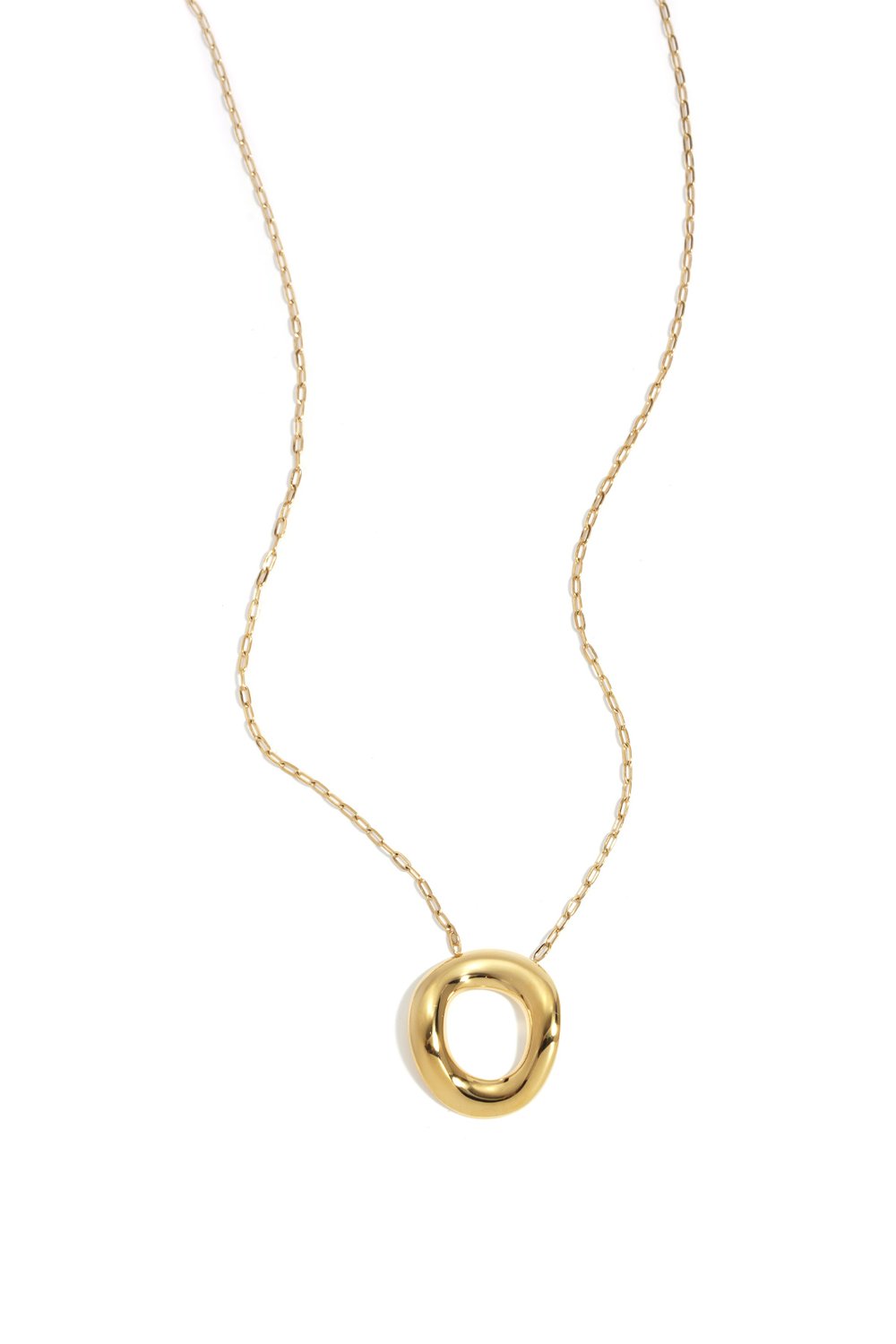 Ketting met organische cirkel