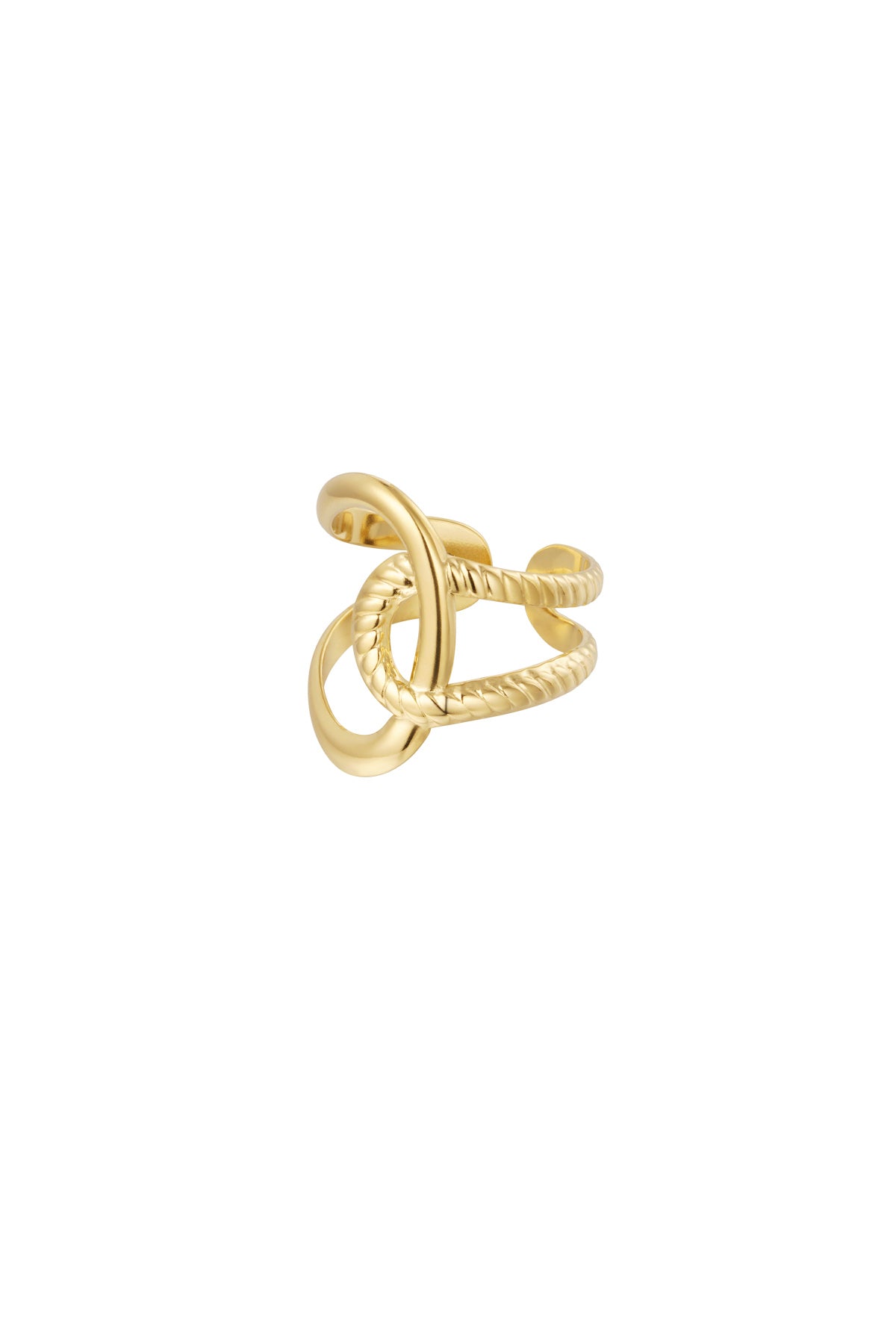 Ring met knoop detail