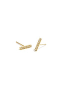 Stud staafjes met strass steentjes