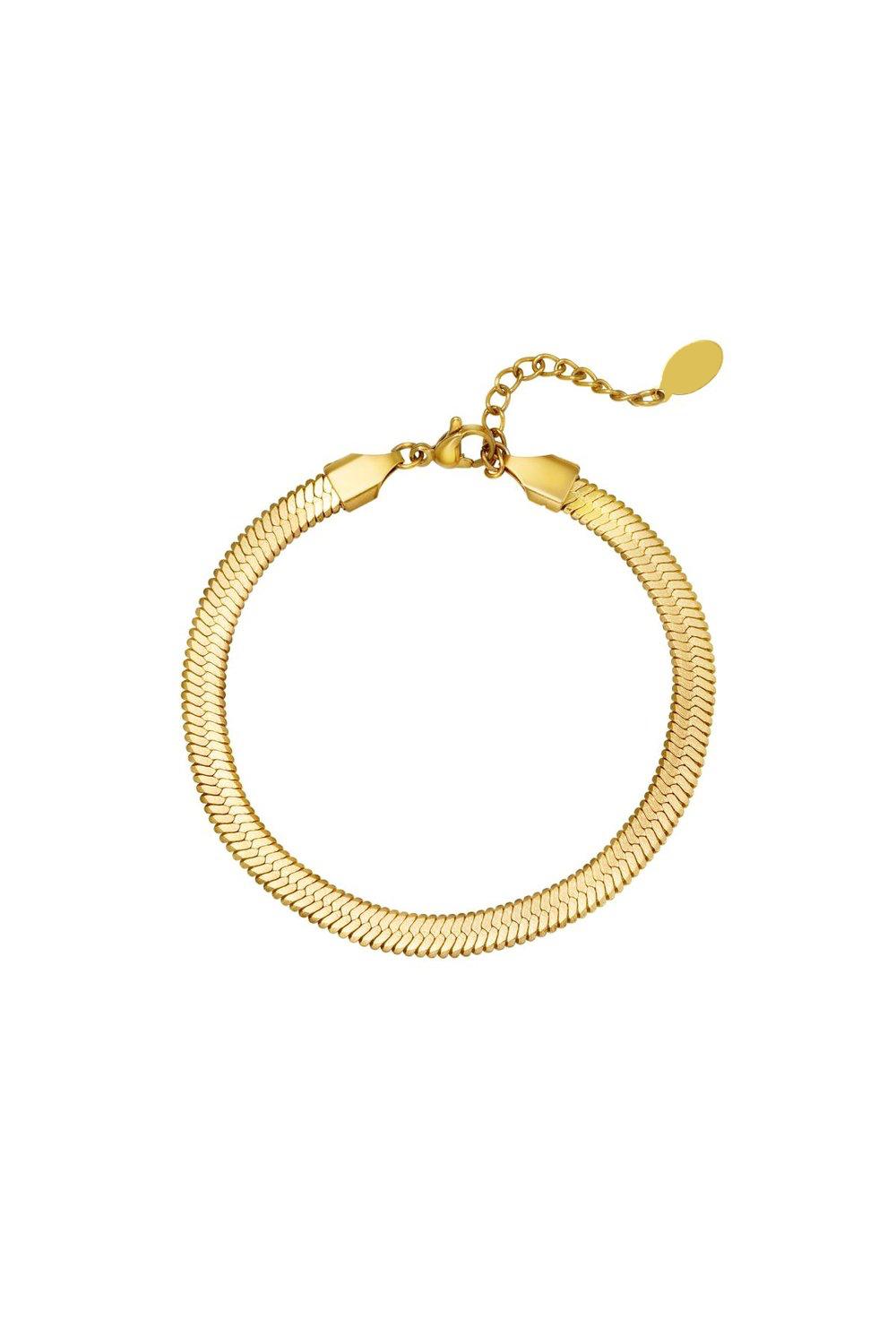 Armband platte schakel