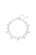 Armband met muntjes en strass