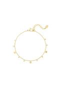 Minimalistische armband strass/muntjes