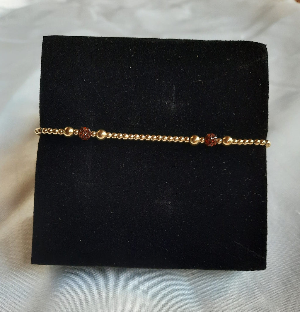 Stretch armband fijne kralen