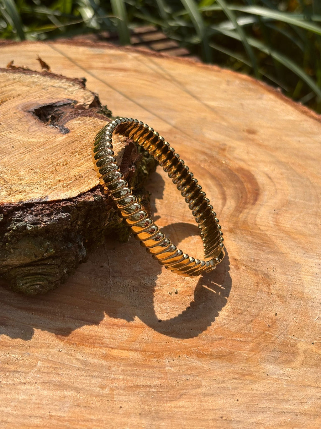 Gestreepte bangle