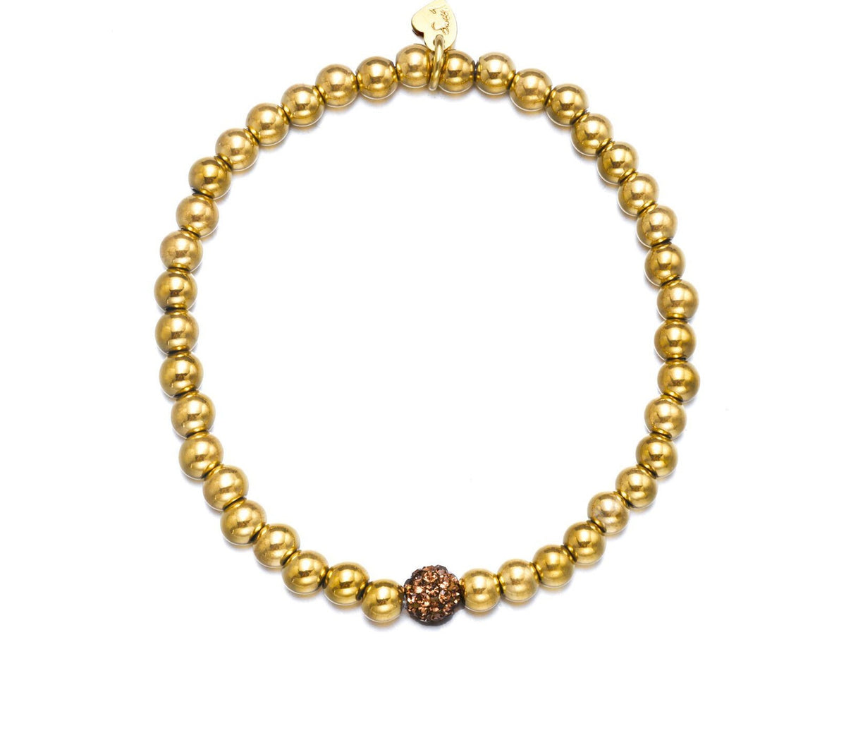 Stretch armband met centraal detail