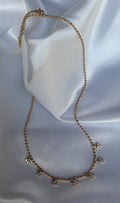 Elegante ketting met bedels in strass