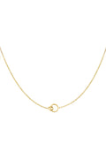 Minimalistische ketting met 'connected' ringetjes