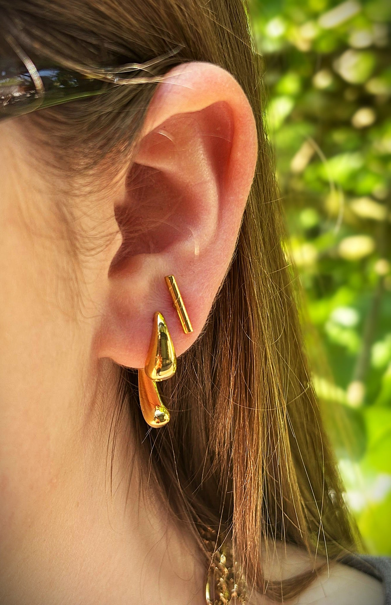 Studs met gestreept staafje