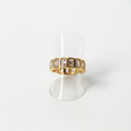 Ring met Zirkonia wit – witte achtergrond