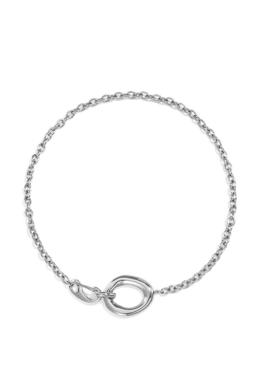 Ketting met ovaalvormige frontsluiting