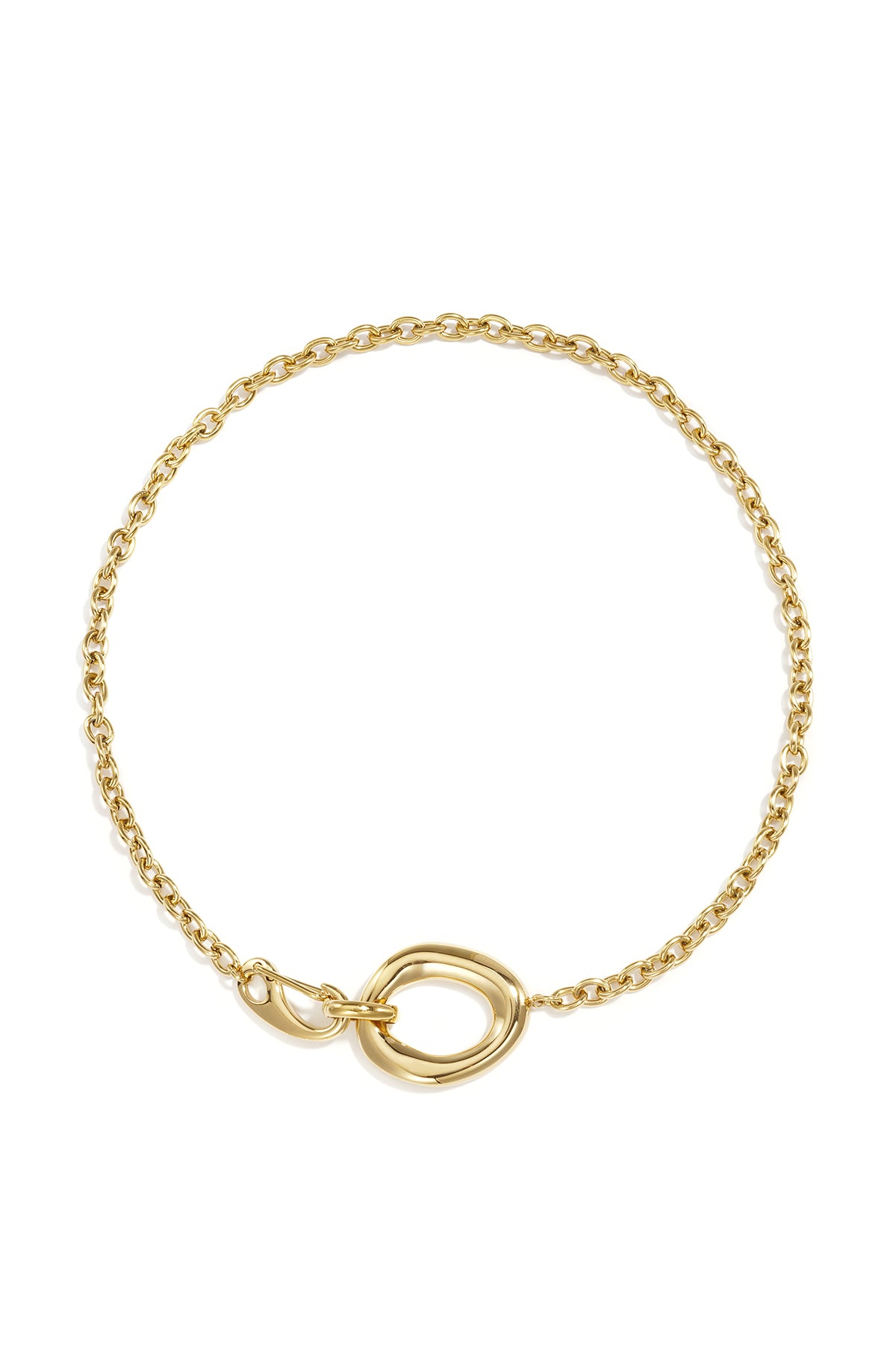 Ketting met ovaalvormige frontsluiting