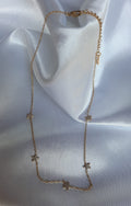 Korte ketting met sterretjes