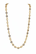 Ketting met zwart schakeldetail