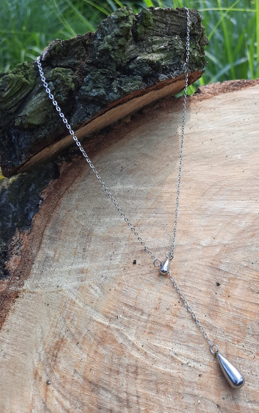 Ketting met druppel bedel