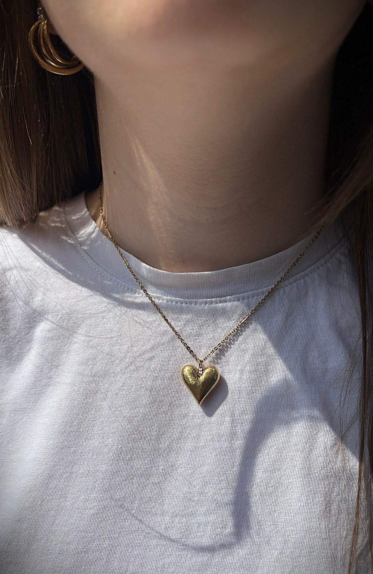 Korte ketting met hart