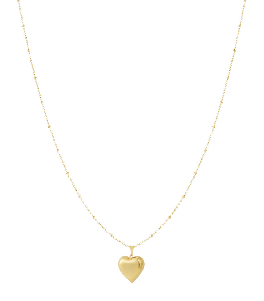 Lange ketting met hart