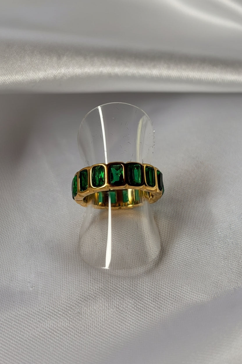 Ring met Zirkonia (2 kleuren)