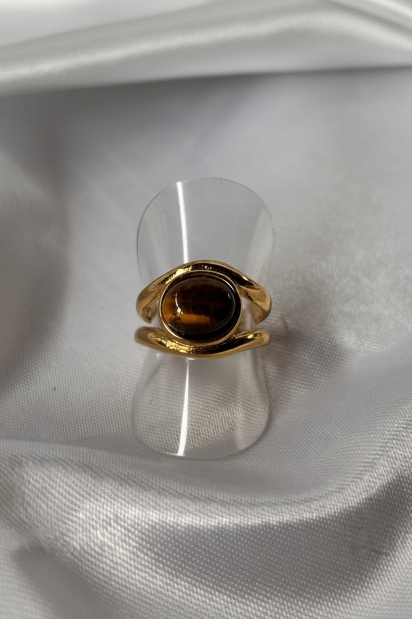 Ring met tijgeroog