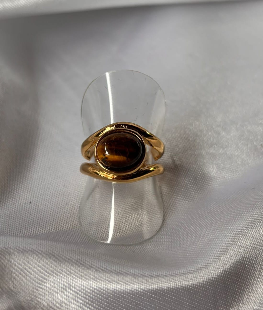 Ring met tijgeroog
