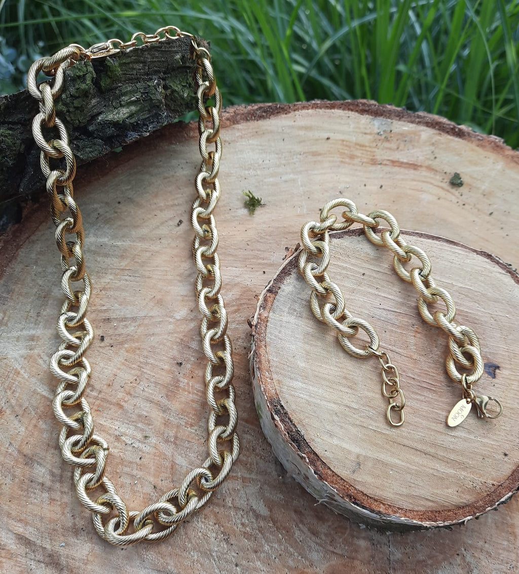 Set schakelketting en armband