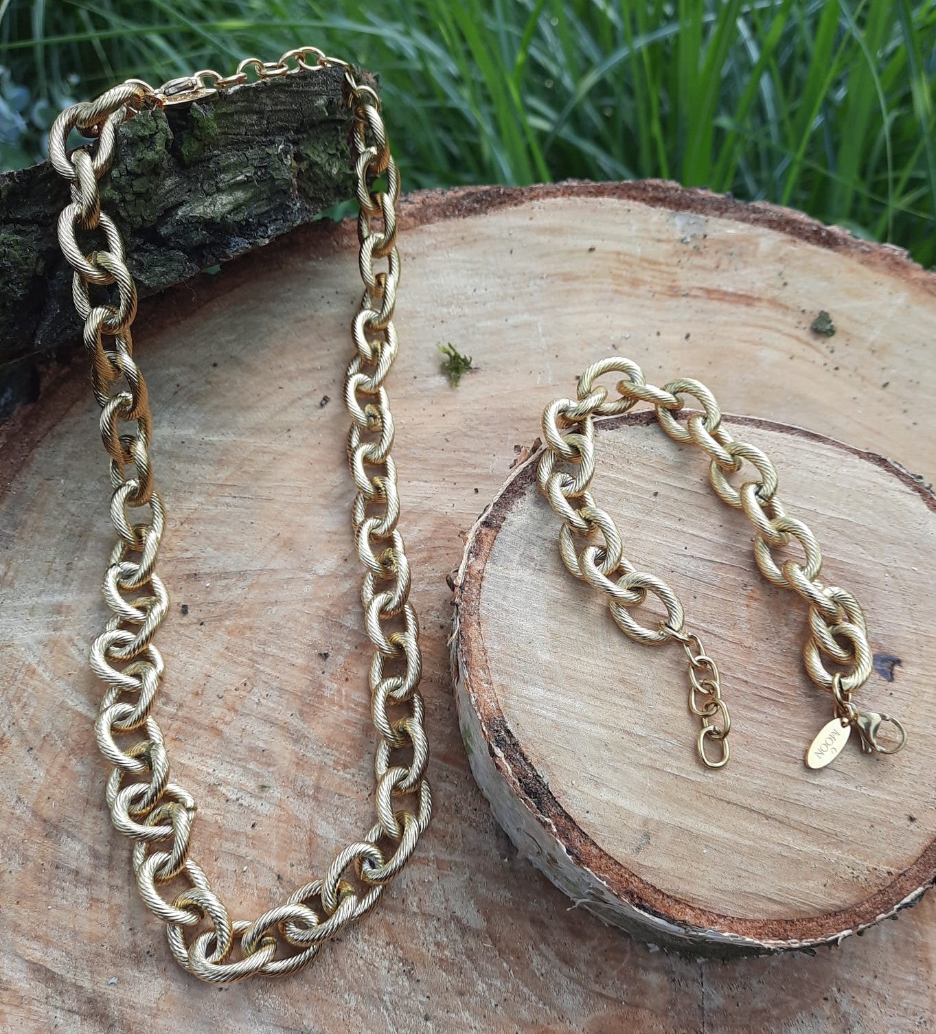 Set schakelketting en armband
